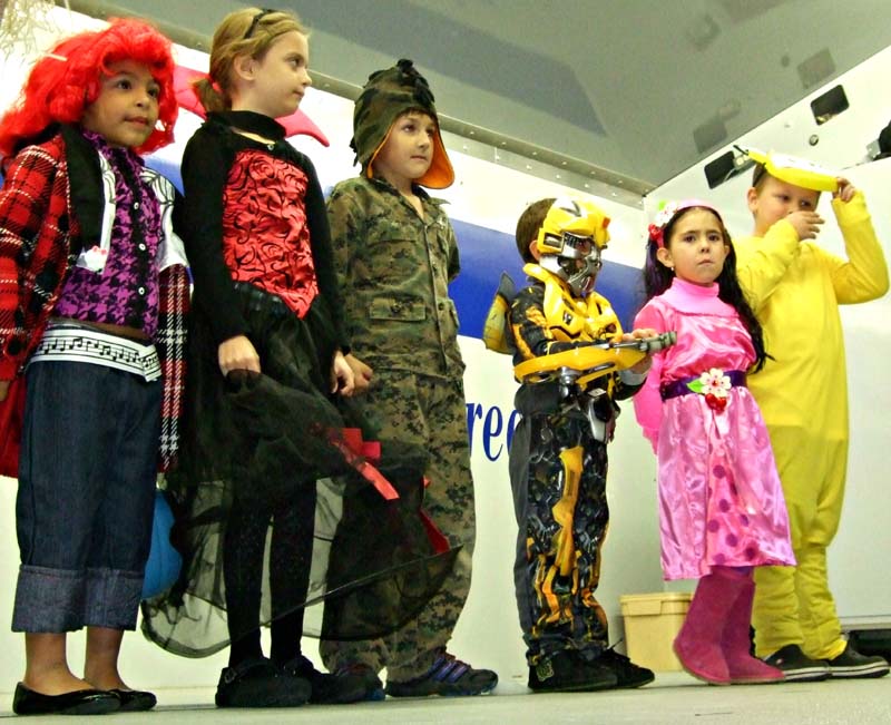 photo of kids in the costume parade